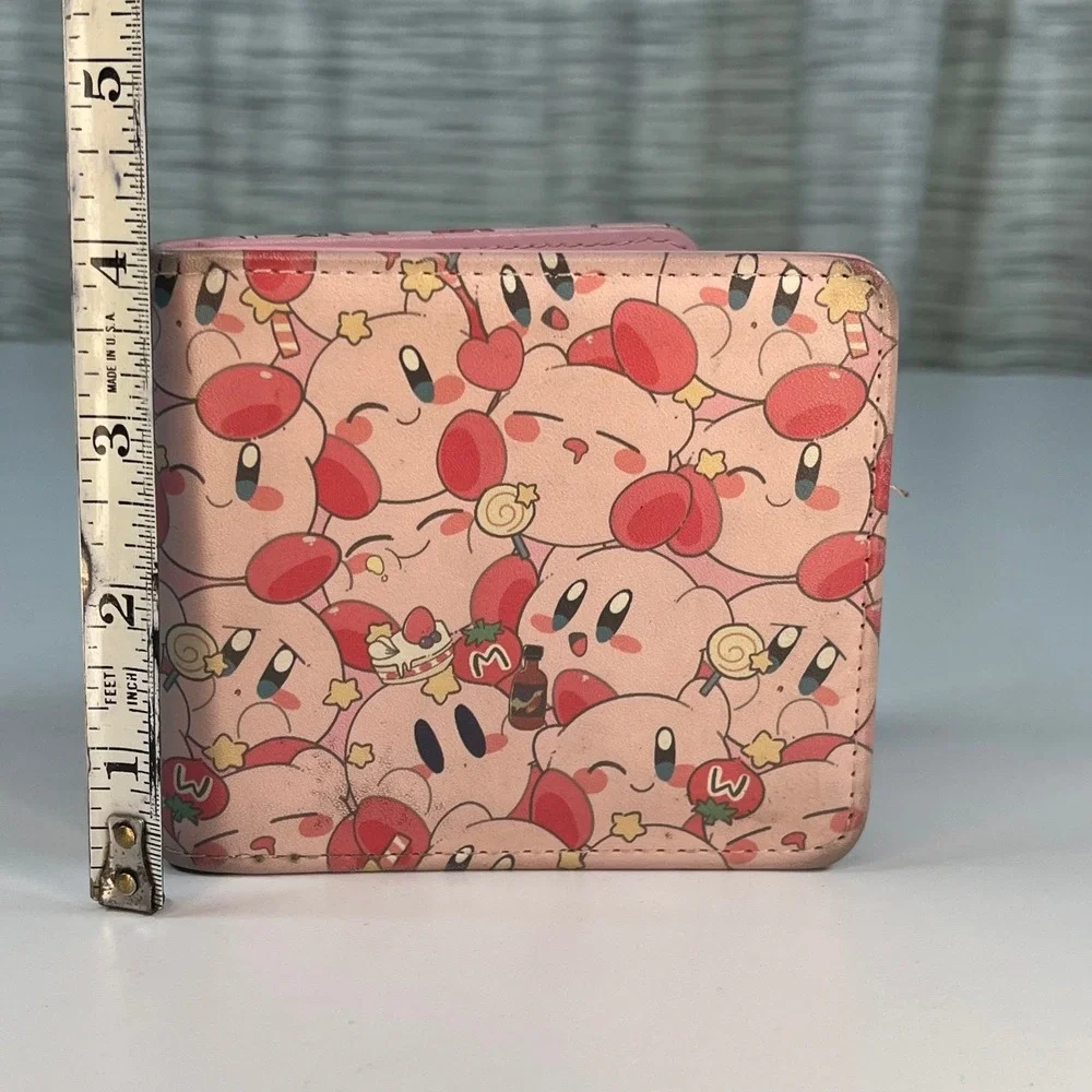 Nintendo Kirby Bifold Wallet Pink Unisex OS Good All Over Print Sweets Anime